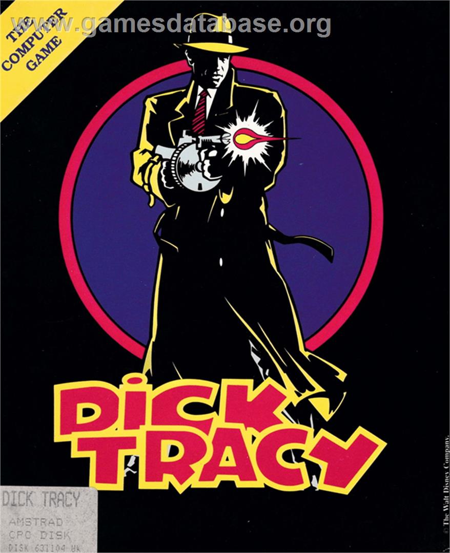 Dick Tracy - Amstrad CPC - Artwork - Box