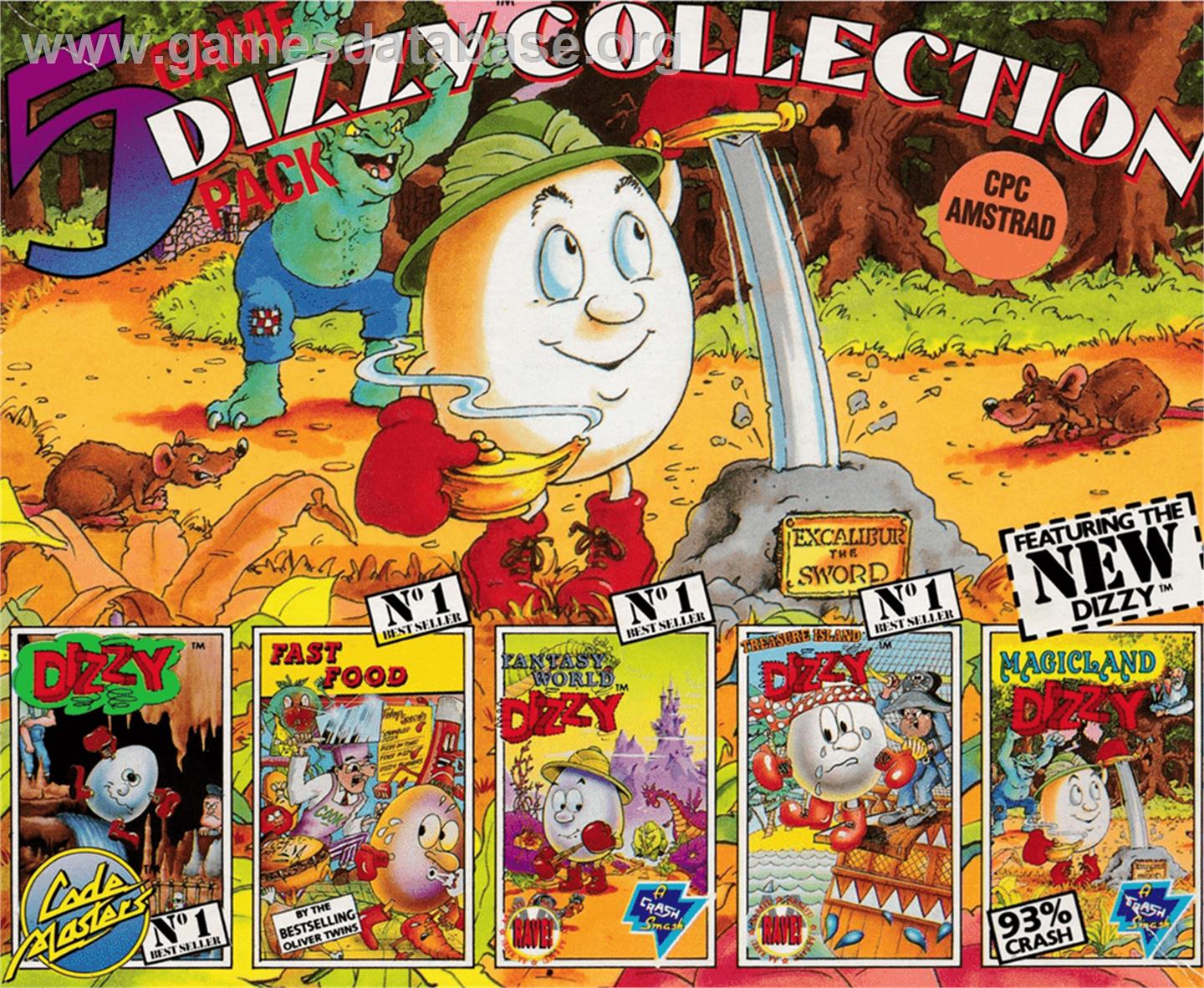 Dizzy Collection - Amstrad CPC - Artwork - Box
