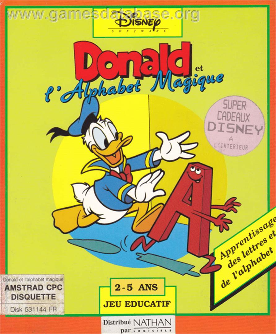 Donald's Alphabet Chase - Amstrad CPC - Artwork - Box