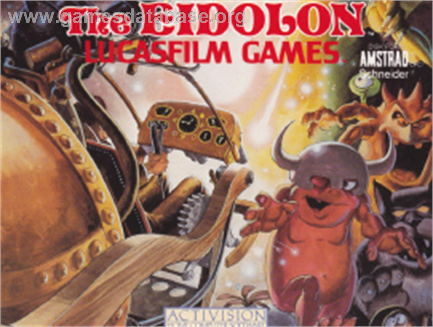 Eidolon - Amstrad CPC - Artwork - Box