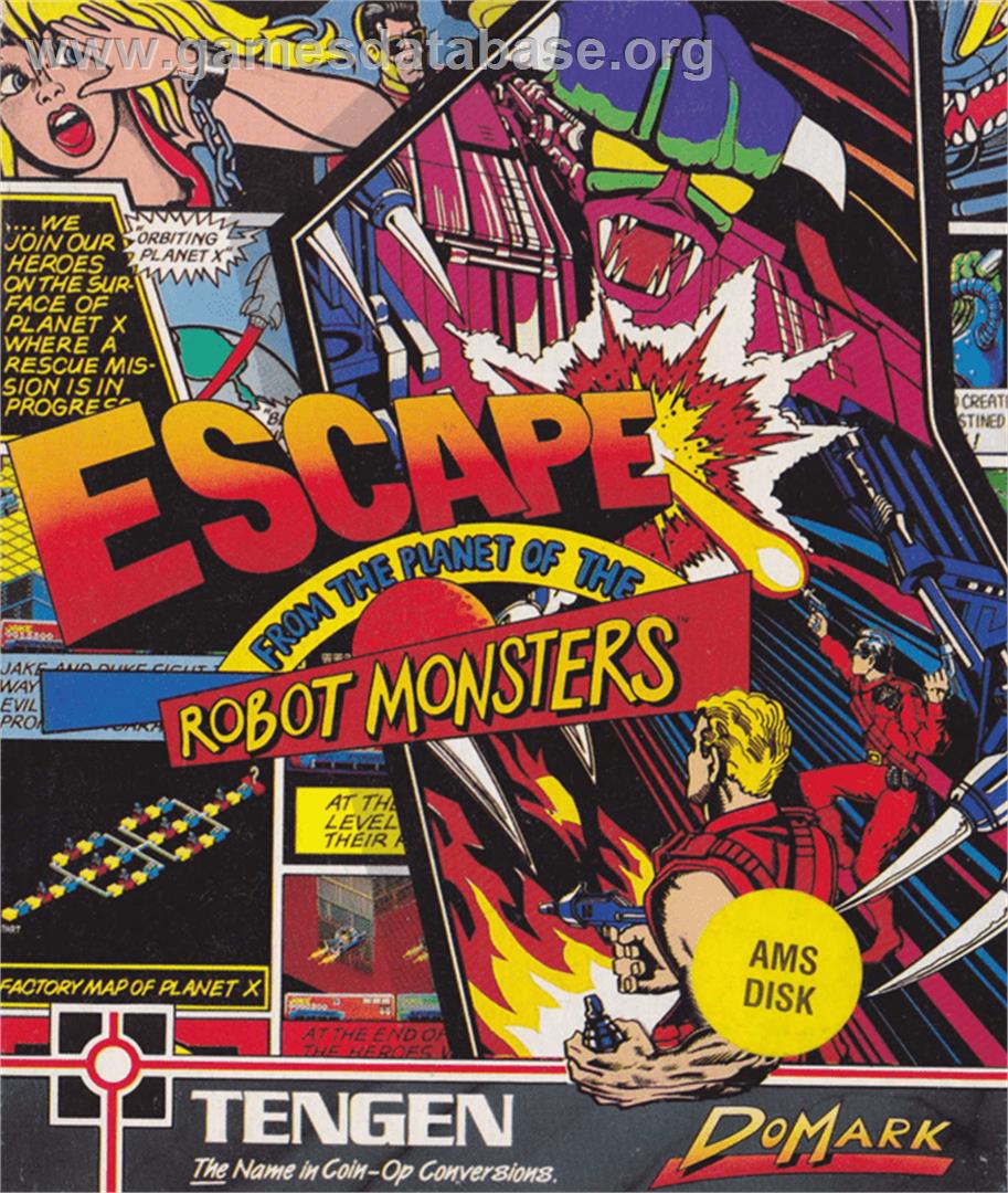 Escape from the Planet of the Robot Monsters - Amstrad CPC - Artwork - Box