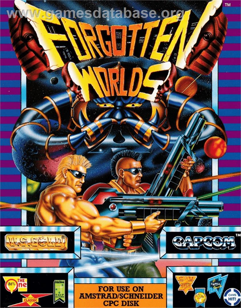 Forgotten Worlds - Amstrad CPC - Artwork - Box