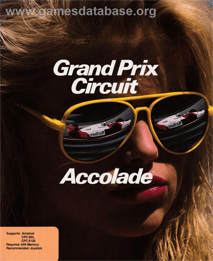 Grand Prix Circuit - Amstrad CPC - Artwork - Box