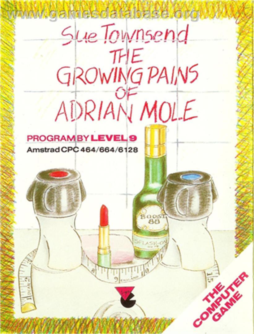 Growing Pains of Adrian Mole - Amstrad CPC - Artwork - Box