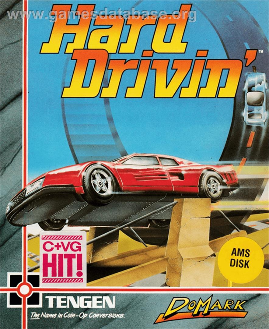 Hard Drivin' - Amstrad CPC - Artwork - Box