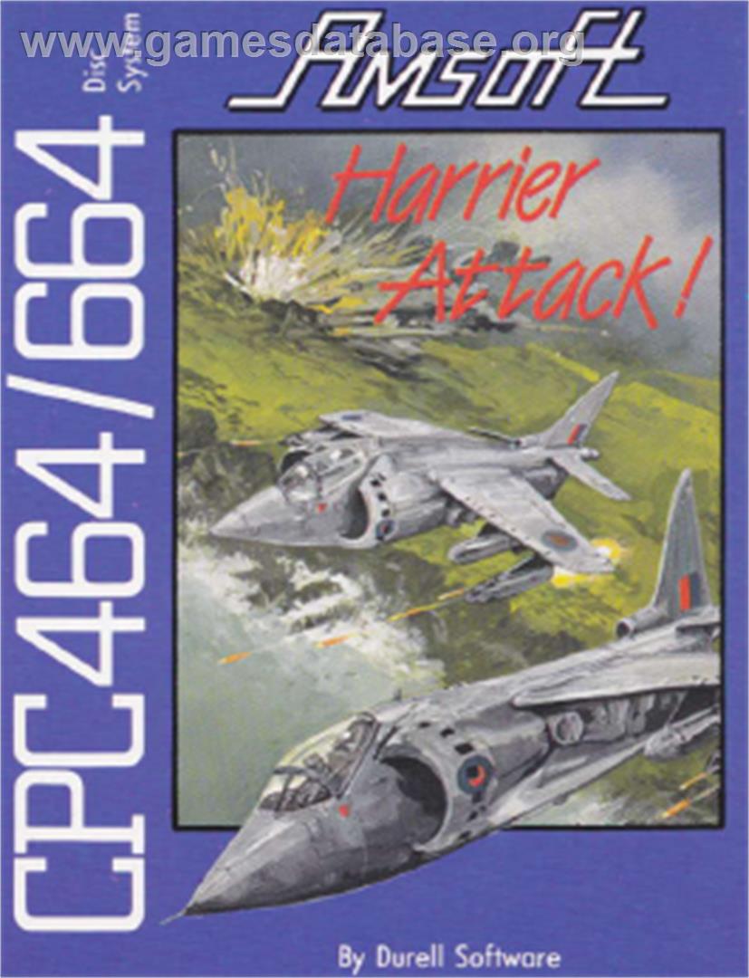 Harrier Attack - Amstrad CPC - Artwork - Box