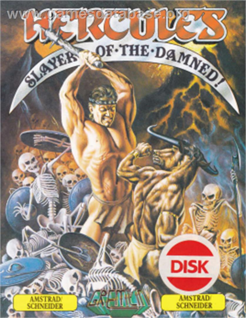 Hercules: Slayer of the Damned - Amstrad CPC - Artwork - Box