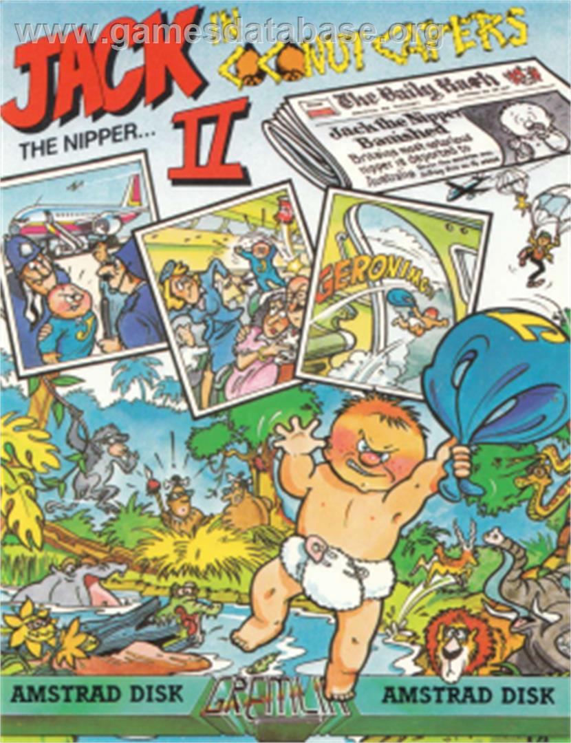 Jack the Nipper 2: Coconut Capers - Amstrad CPC - Artwork - Box