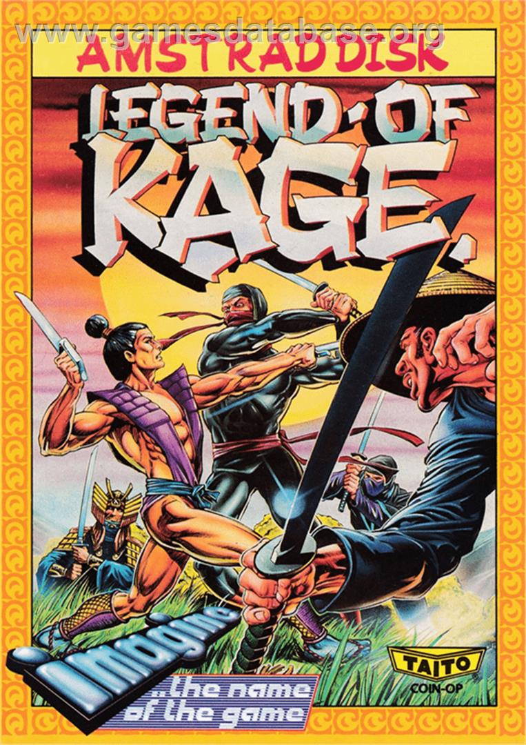 Legend of Kage, The - Amstrad CPC - Artwork - Box
