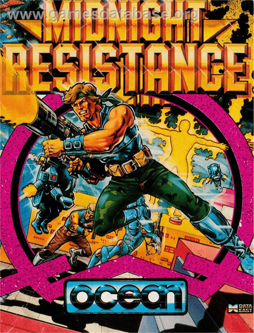Midnight Resistance - Amstrad CPC - Artwork - Box