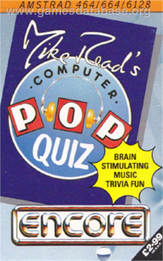 Mike Read's Computer Pop Quiz - Amstrad CPC - Artwork - Box