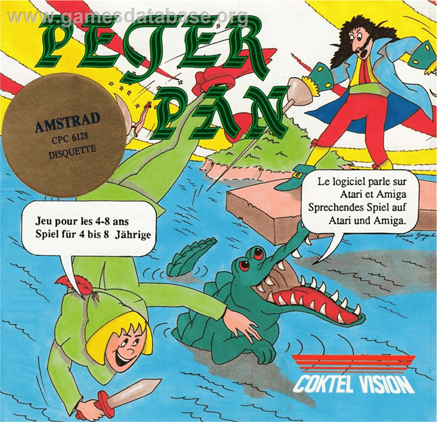 Peter Pan - Amstrad CPC - Artwork - Box