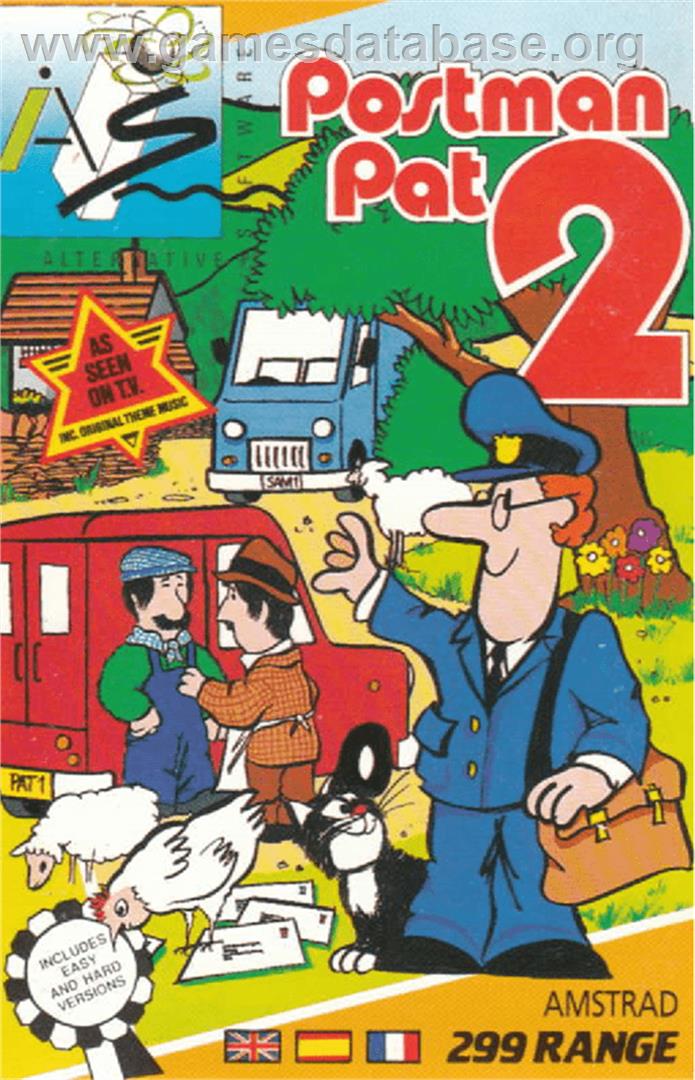 Postman Pat 2 - Amstrad CPC - Artwork - Box