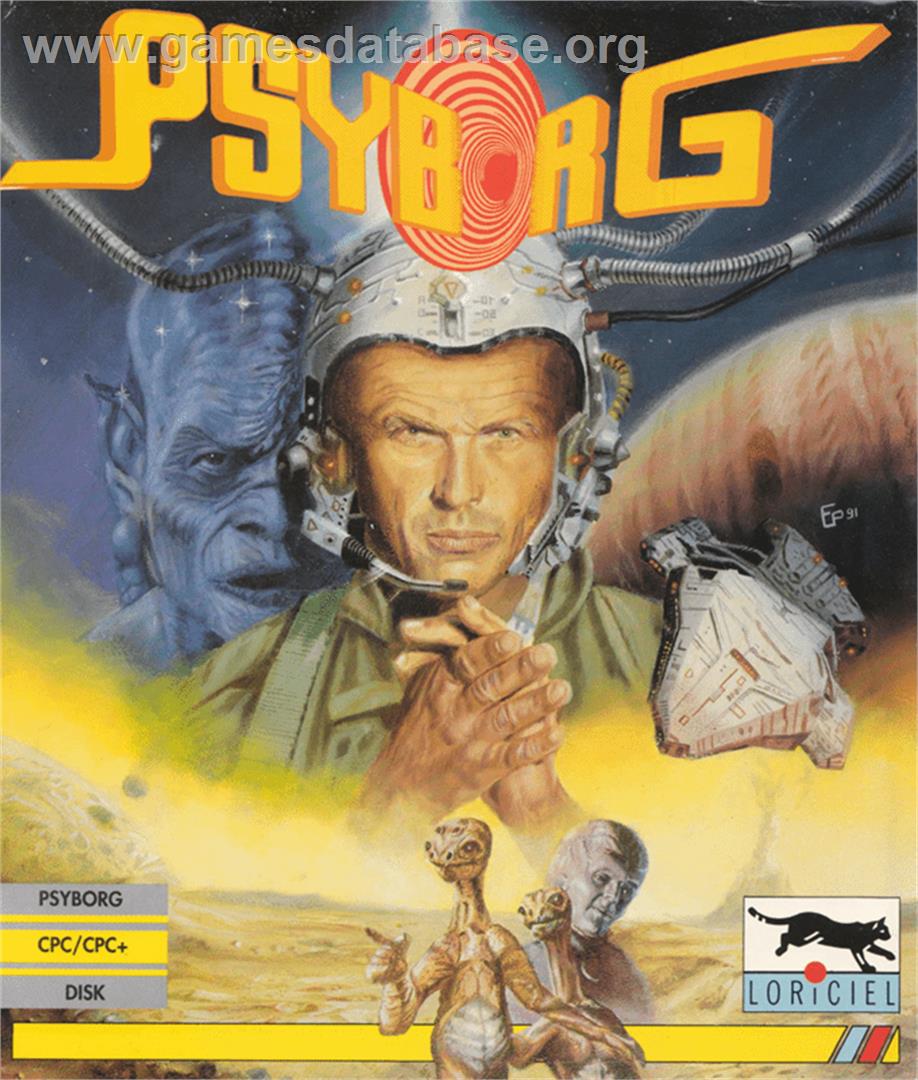 Psyborg - Amstrad CPC - Artwork - Box