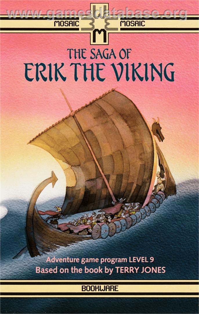 Saga of Erik the Viking - Amstrad CPC - Artwork - Box