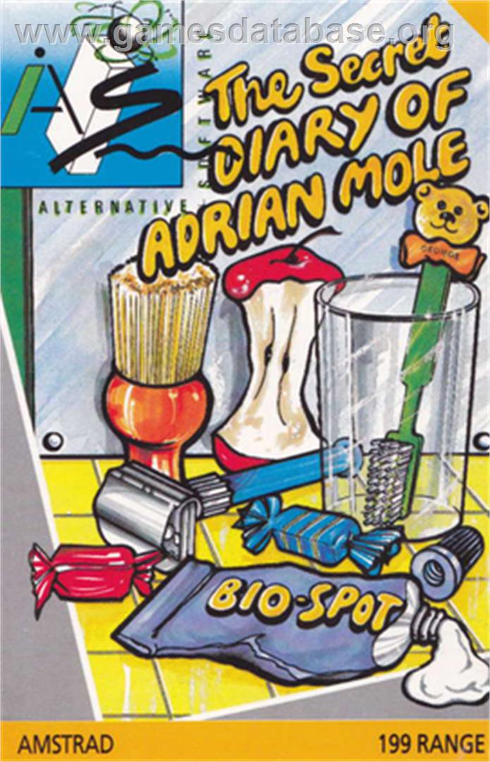 Secret Diary of Adrian Mole - Amstrad CPC - Artwork - Box