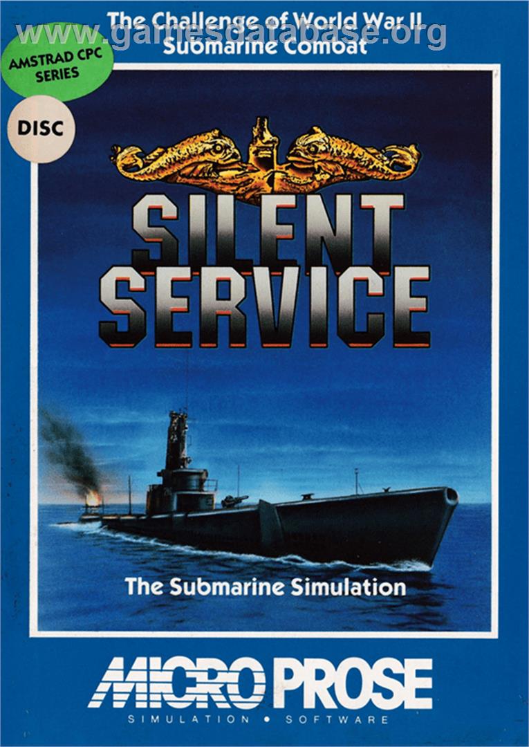 Silent Service: The Submarine Simulation - Amstrad CPC - Artwork - Box