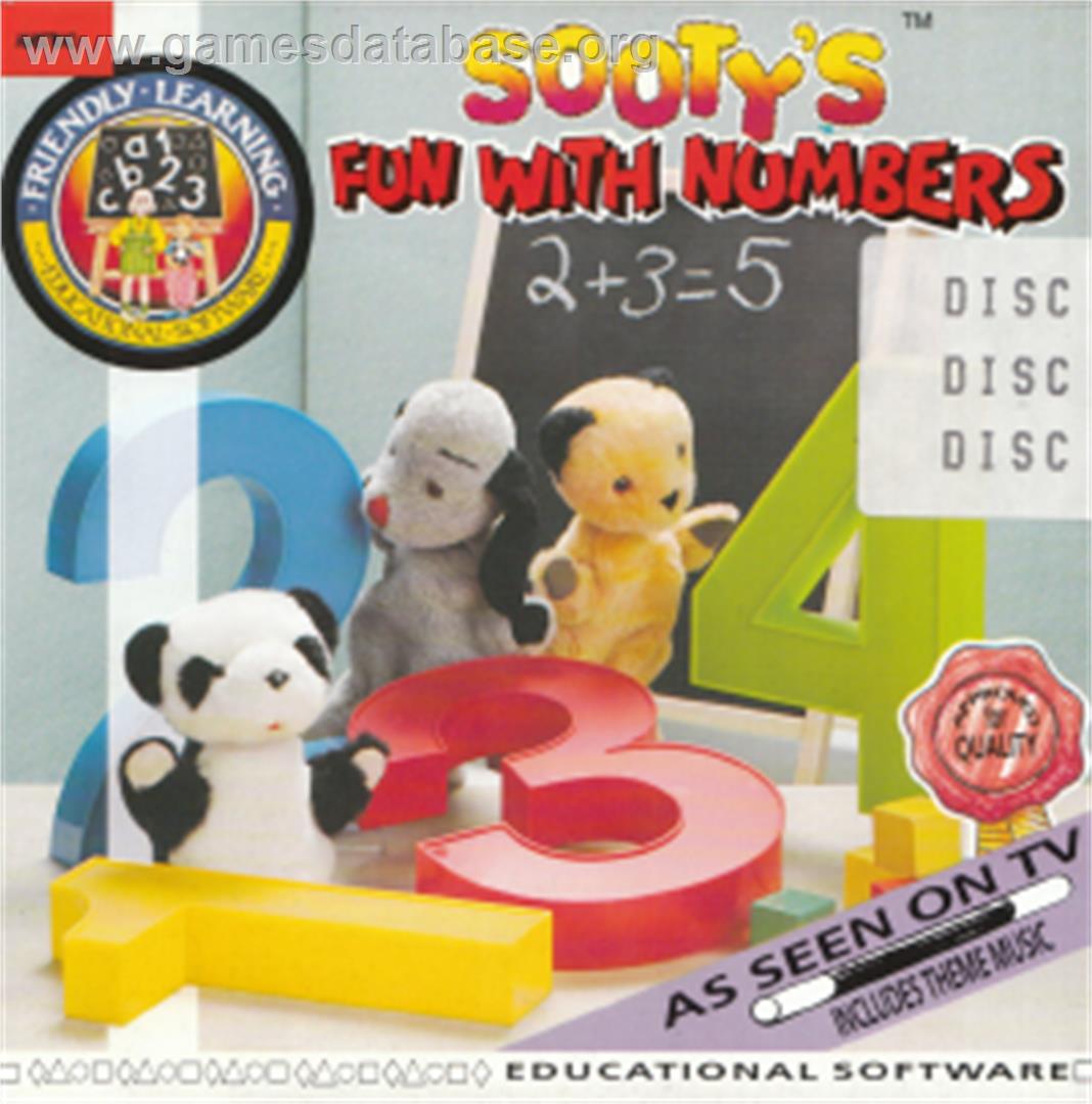 Sooty's Fun With Numbers - Amstrad CPC - Artwork - Box