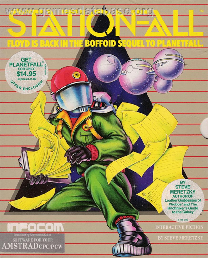 Stationfall - Amstrad CPC - Artwork - Box
