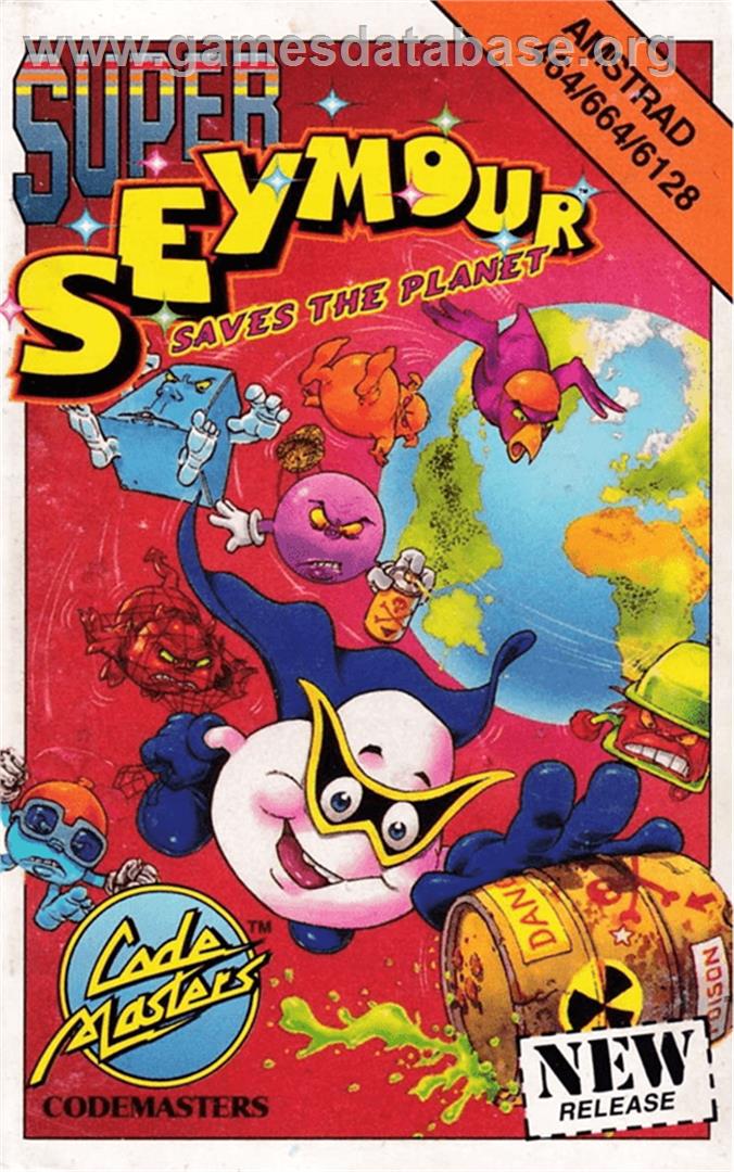 Super Seymour Saves the Planet - Amstrad CPC - Artwork - Box