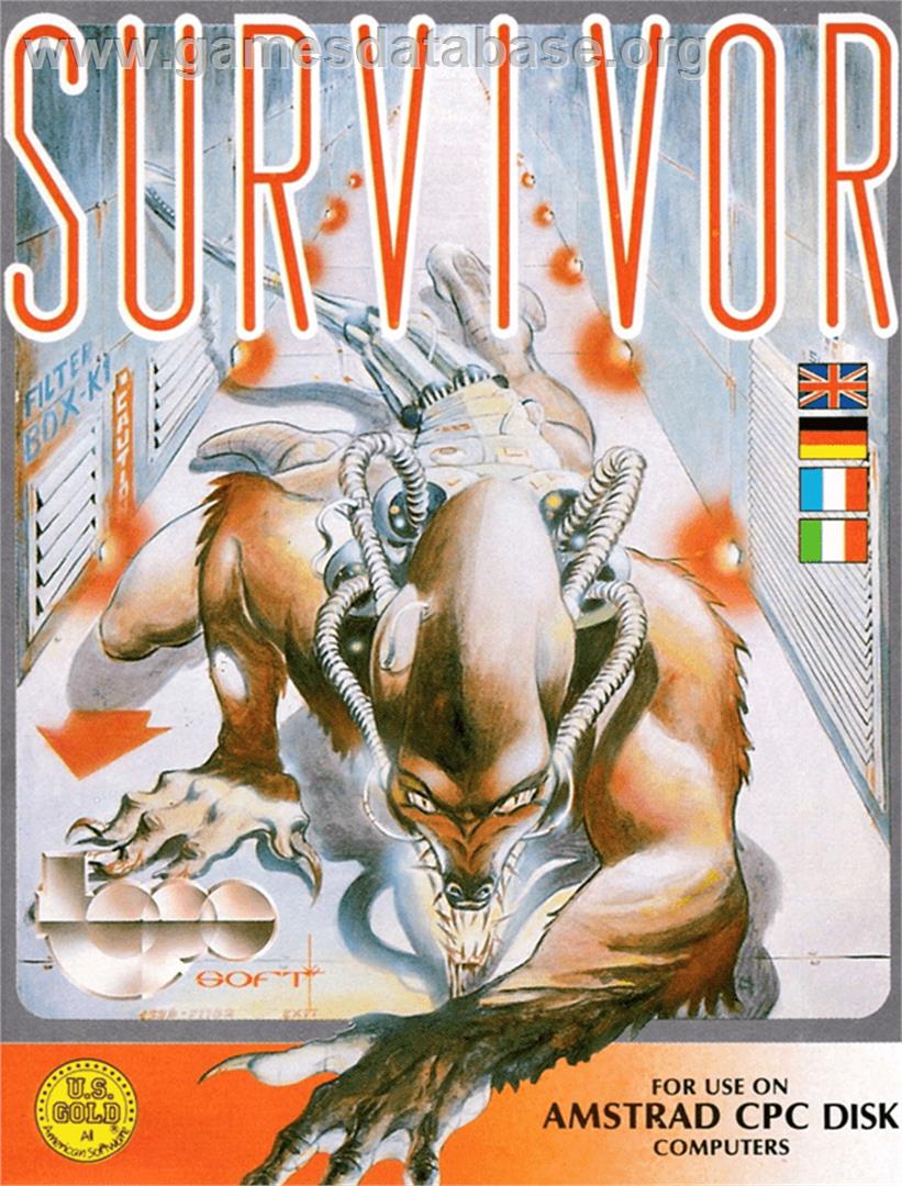 Survivor - Amstrad CPC - Artwork - Box