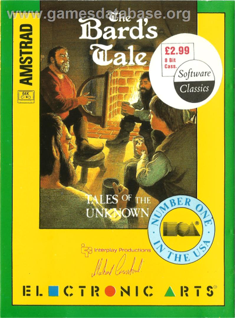 Tales of the Unknown, Volume I: The Bard's Tale - Amstrad CPC - Artwork - Box