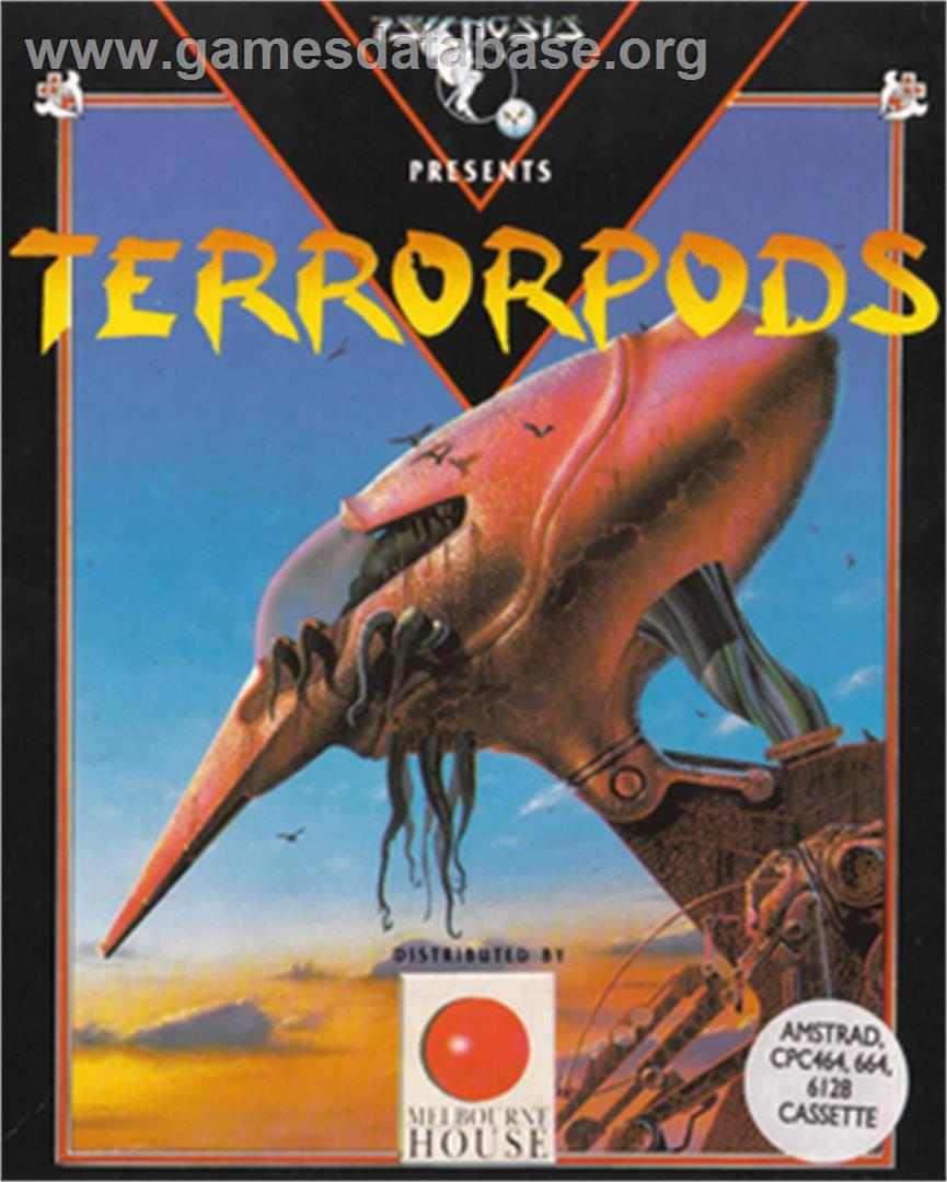 Terrorpods - Amstrad CPC - Artwork - Box