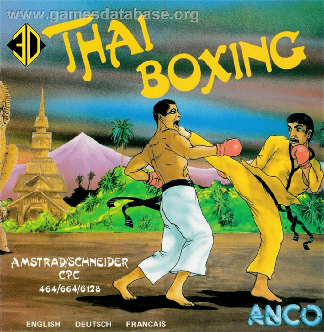 Thai Boxing - Amstrad CPC - Artwork - Box