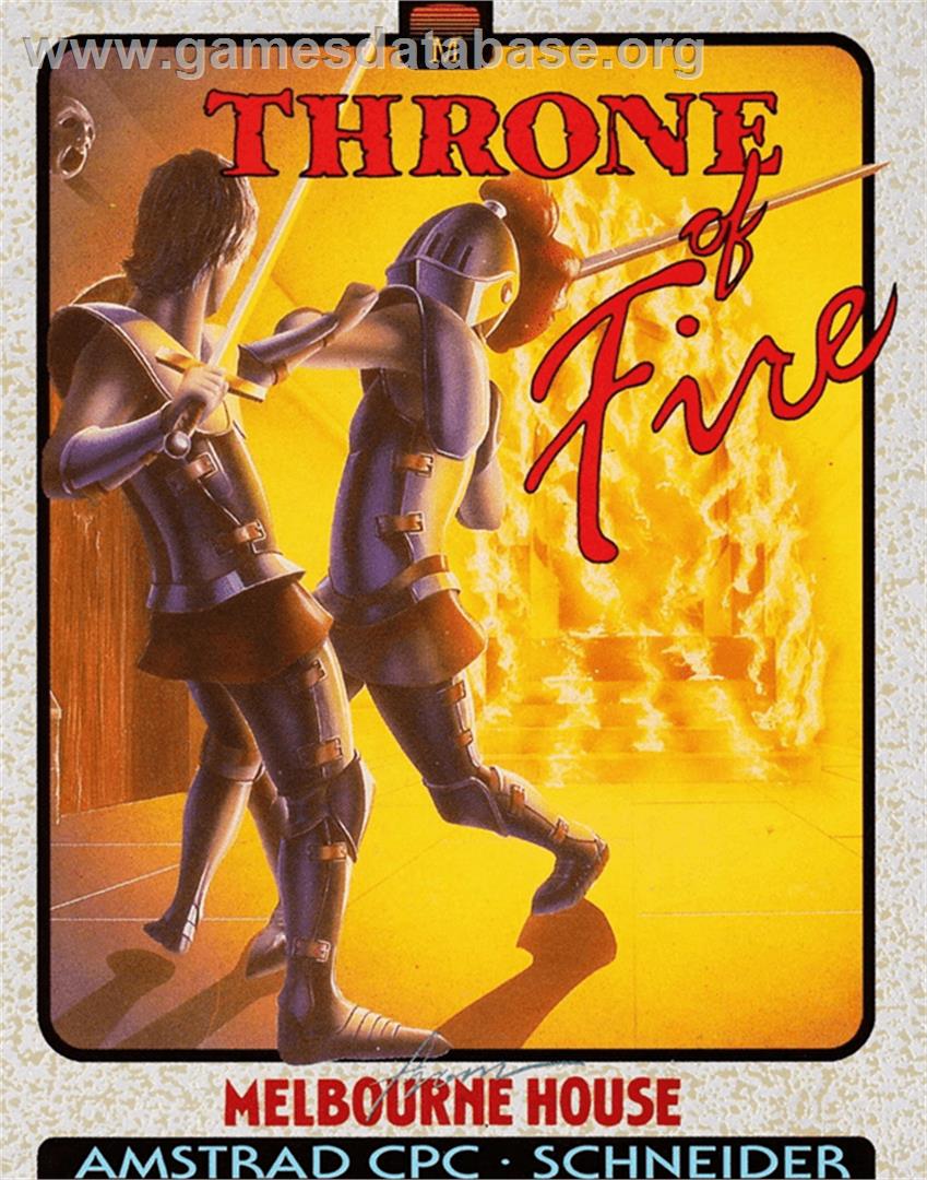 Throne of Fire - Amstrad CPC - Artwork - Box