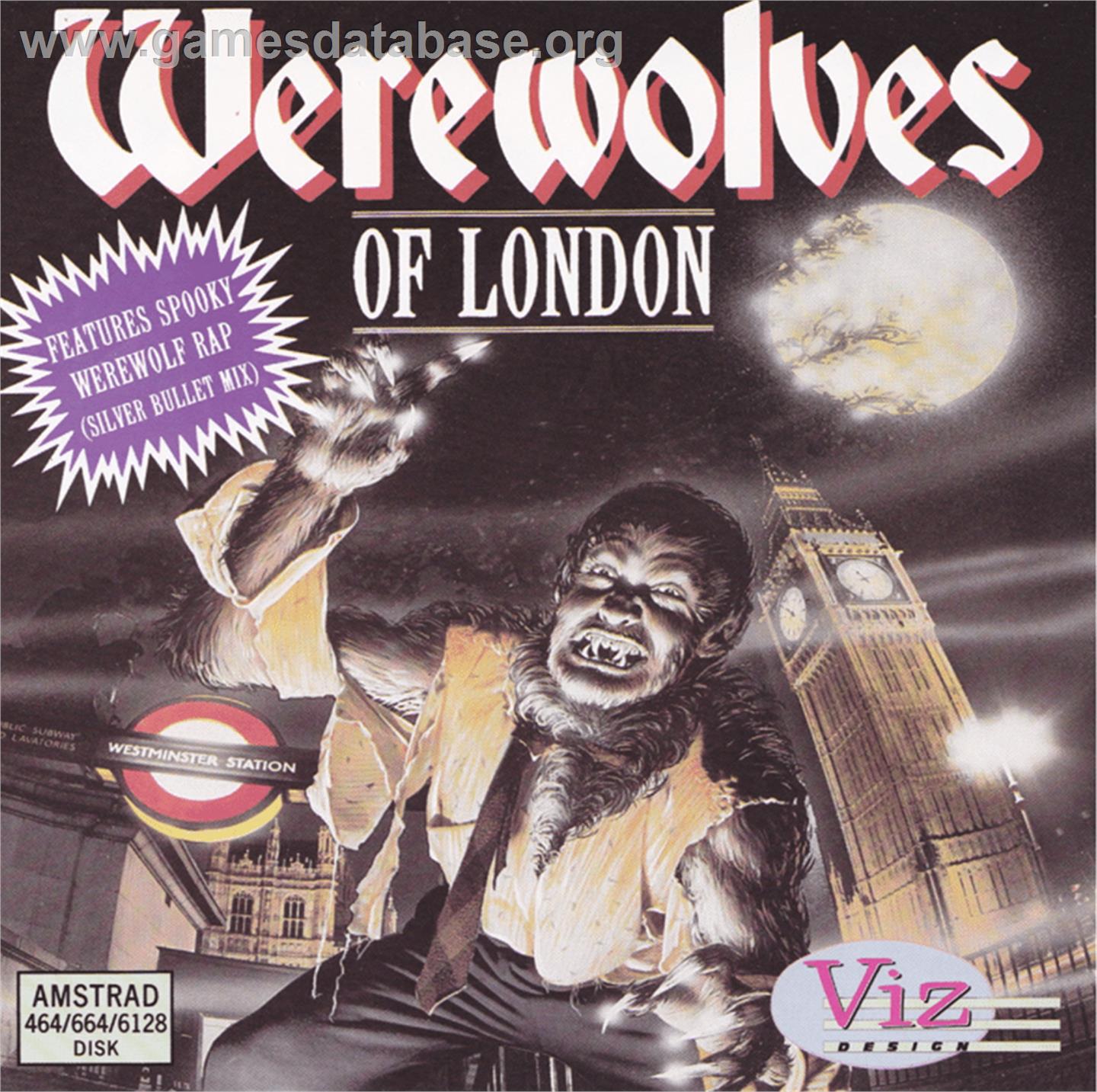 Werewolves of London - Amstrad CPC - Artwork - Box