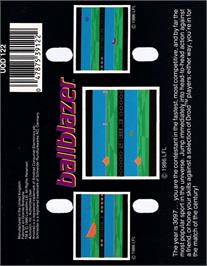 Box back cover for Ballblazer on the Amstrad CPC.