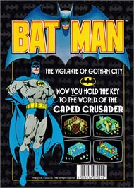 Box back cover for Batman: The Caped Crusader on the Amstrad CPC.