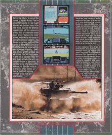 Box back cover for Battle Command on the Amstrad CPC.