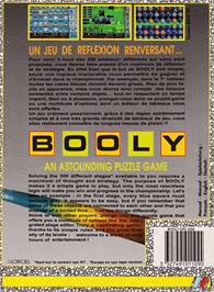 Box back cover for Booly on the Amstrad CPC.