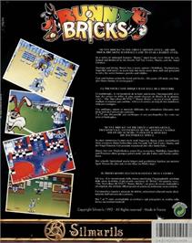 Box back cover for Bunny Bricks on the Amstrad CPC.