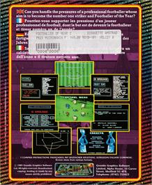 Box back cover for Footballer of the Year 2 on the Amstrad CPC.