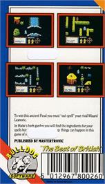 Box back cover for Fred on the Amstrad CPC.