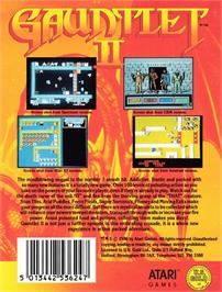 Box back cover for Gauntlet II on the Amstrad CPC.