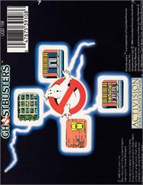 Box back cover for Ghostbusters on the Amstrad CPC.