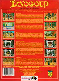 Box back cover for Iznogoud on the Amstrad CPC.