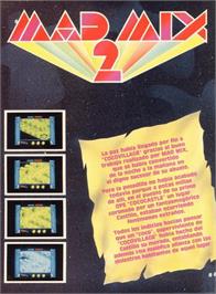 Box back cover for Mad Mix 2 on the Amstrad CPC.