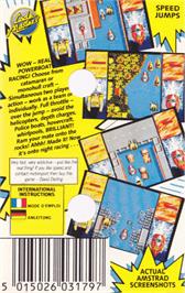 Box back cover for Pro Powerboat Simulator on the Amstrad CPC.