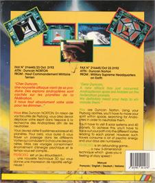 Box back cover for Psyborg on the Amstrad CPC.