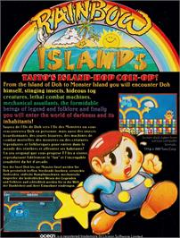 Box back cover for Rainbow Islands: The Story of Bubble Bobble 2 on the Amstrad CPC.
