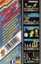 Box back cover for Scooby Doo and Scrappy Doo on the Amstrad CPC.