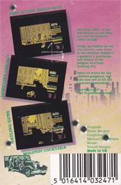 Box back cover for Sharkey's Moll on the Amstrad CPC.