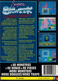 Box back cover for Super Skweek on the Amstrad CPC.