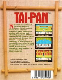 Box back cover for Taipan on the Amstrad CPC.