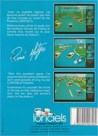 Box back cover for Turbo Cup on the Amstrad CPC.
