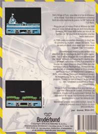 Box back cover for Wings of Fury on the Amstrad CPC.